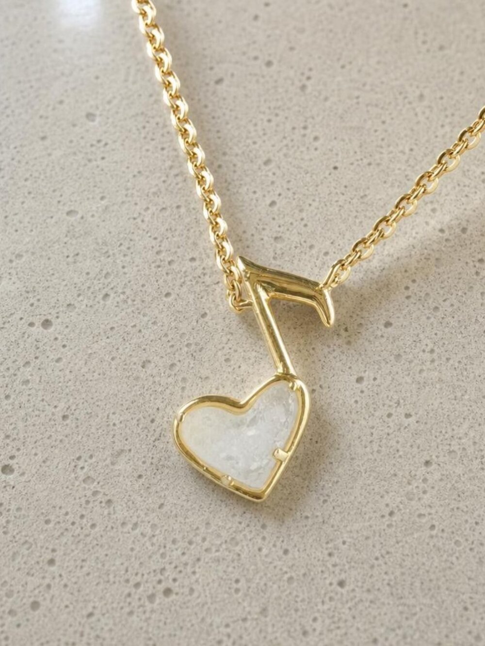 Kendra Scott Dolly Parton Ari Heart Music Note Necklace
